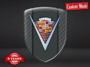 Cadillac Adesivi Logo Stampati Corsa Pregiati Regolabili ST